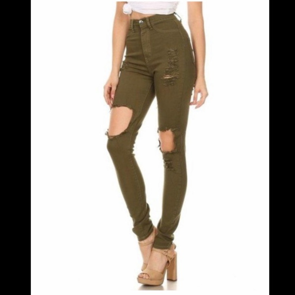 Marley Jeans (olive)